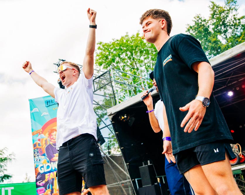 Juichende fans op het Glowmovies fanfestival